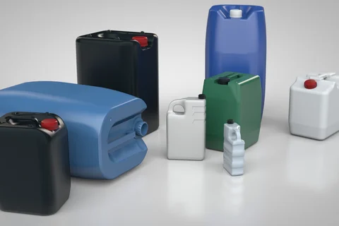Verschiedene Kanistertypen