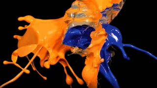Construction materials paints and varnishes industry abstract graphic